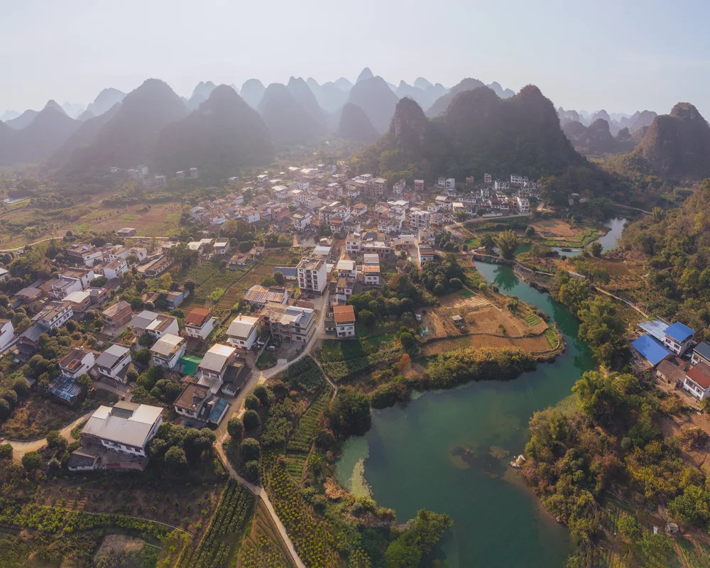 Village Among Karsts