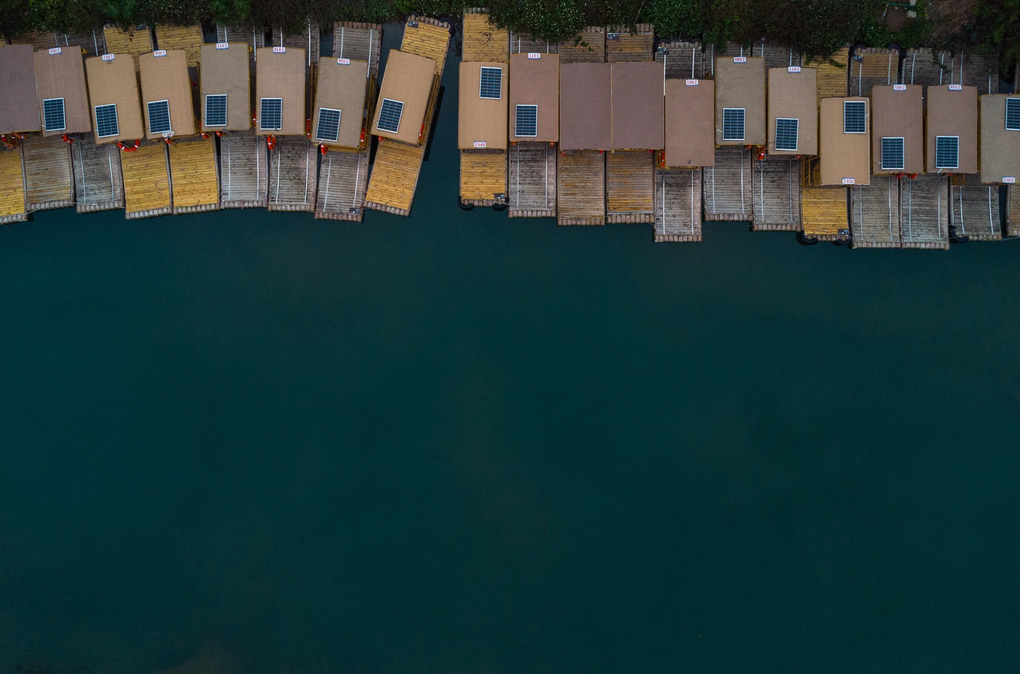 Solar-Powered Rafts on Yulong River