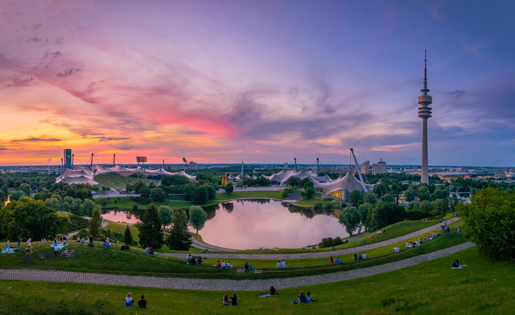 Summer Dusk over Olympiapark