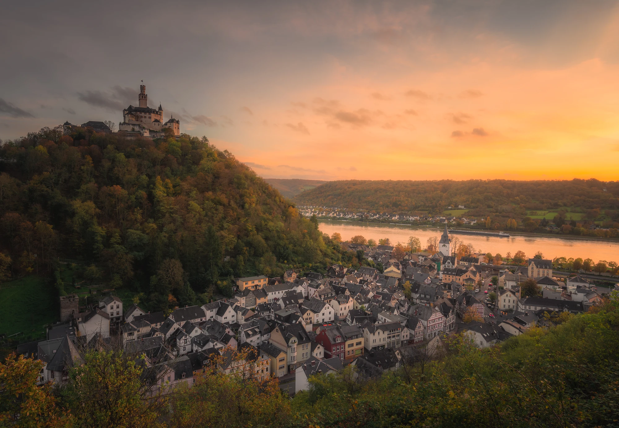 Marksburg Over Braubach