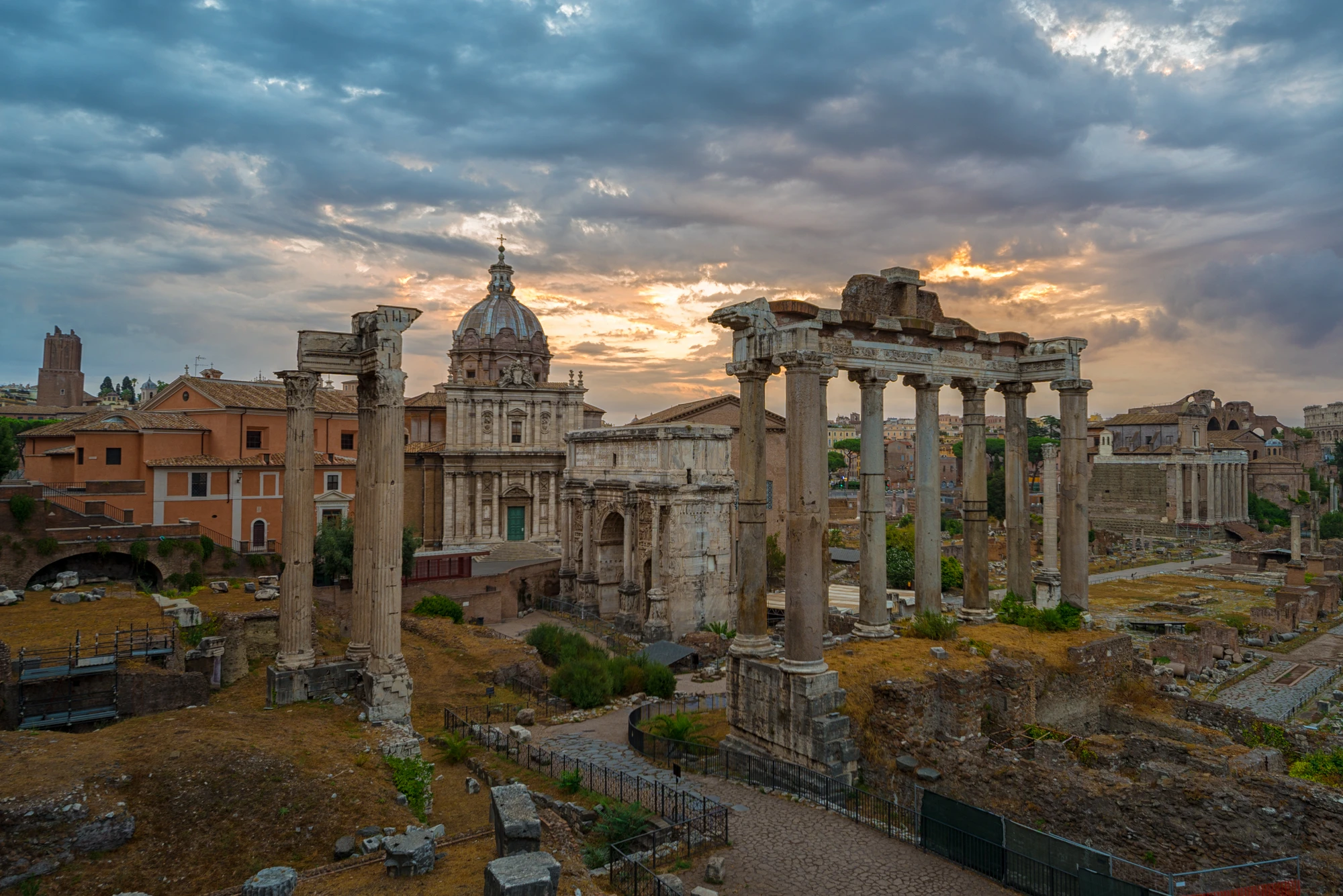Clouds Over the Roman Forum