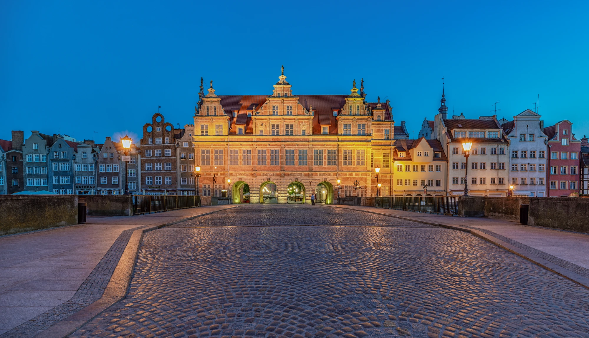Green Gate at Twilight