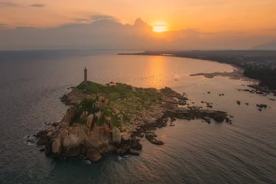 Sunset at Ke Ga Lighthouse