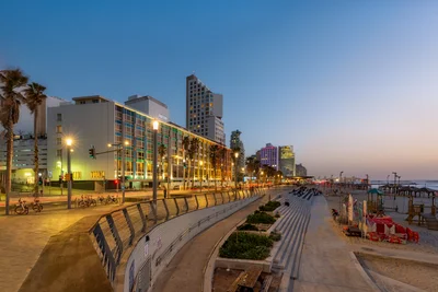 Tel Aviv Waterfront Dusk