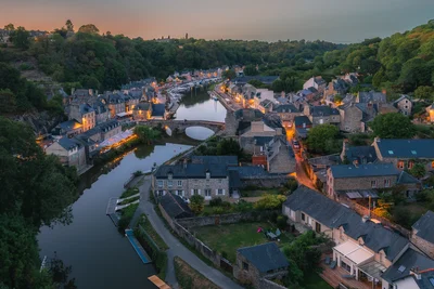 Port of Dinan at Twilight