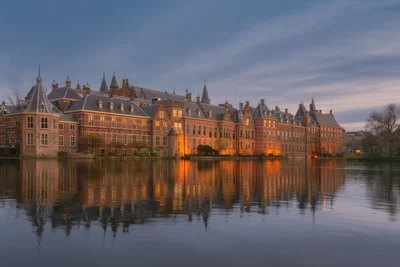 Binnenhof at Twilight