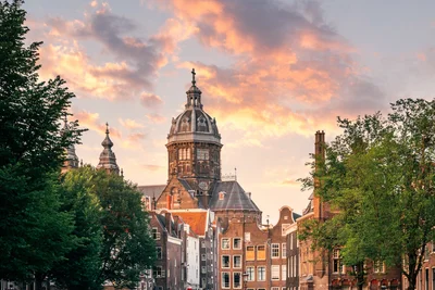 Saint Nicholas Basilica Sunset