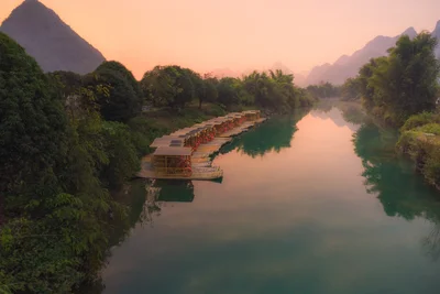 Yulong River at Sunrise
