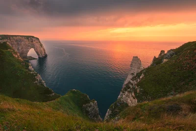 Étretat at Dusk