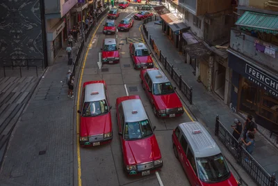 Red Taxis on Cochrane