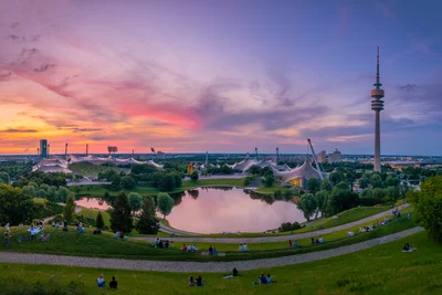 Summer Dusk over Olympiapark