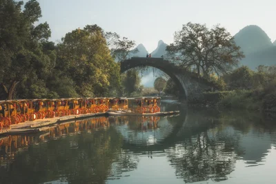 Morning at Dragon Bridge