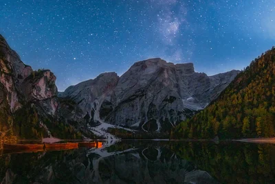 Night at Lago di Braies