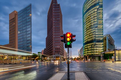 Potsdamer Platz at Blue Hour
