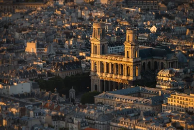 Saint-Sulpice at Sunset