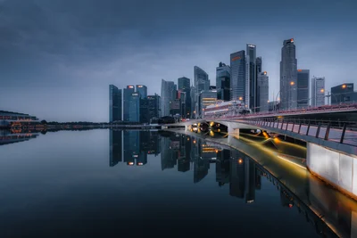 Esplanade Bridge Blue Hour
