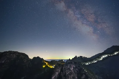 Milky Way Over Huangshan