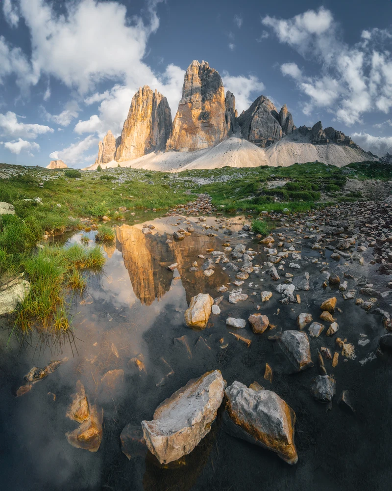 Tre Cime Reflected