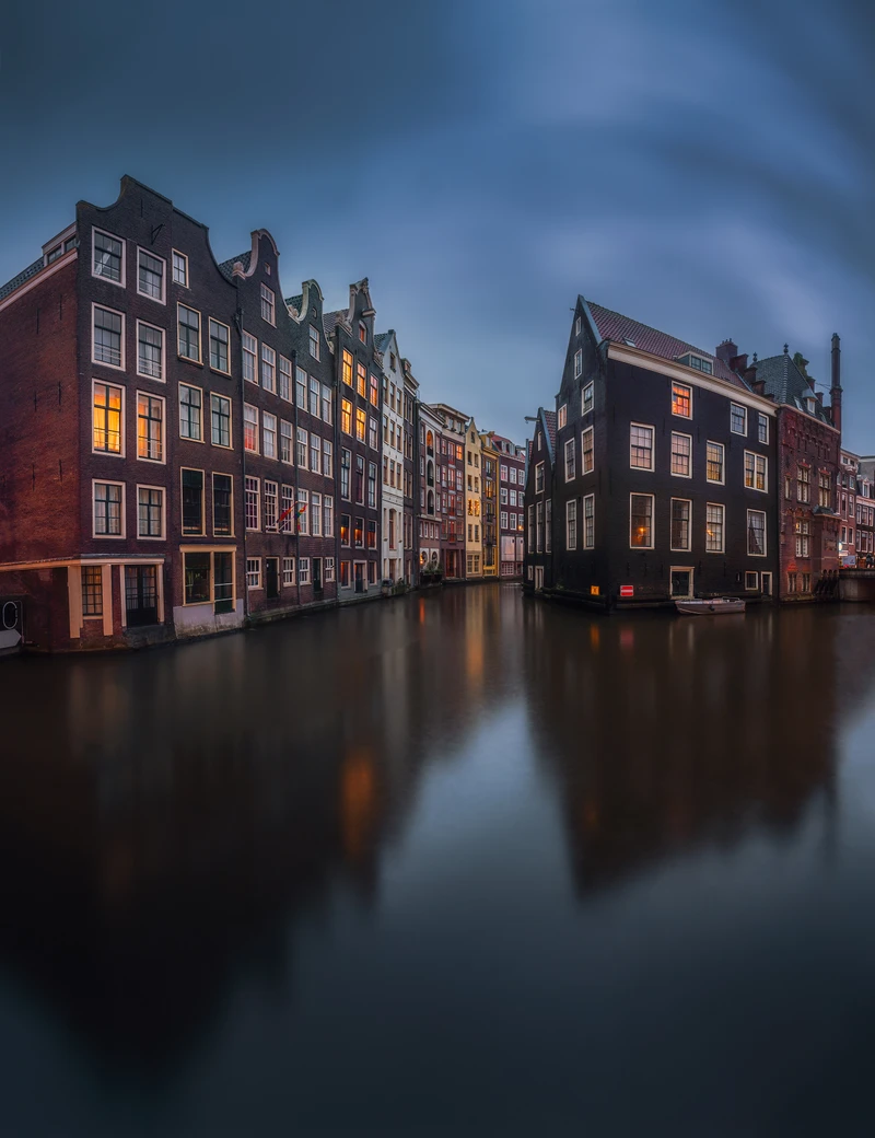 Dancing Houses at Twilight