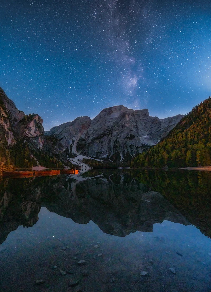 Night at Lago di Braies