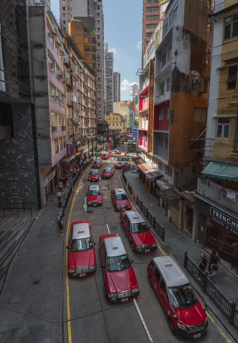 Hollywood Road Taxi Queue