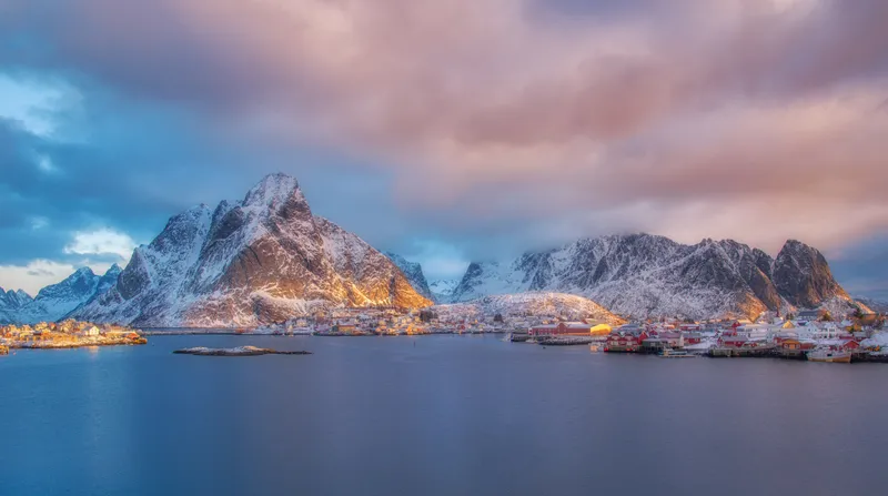 Winter Dawn at Reine