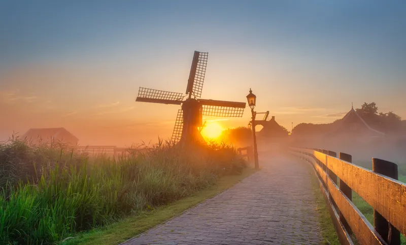 Zaanse Schans at Dawn