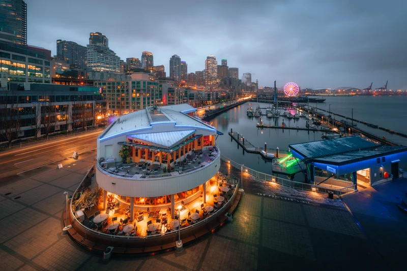 Rainy Evening at Pier 66