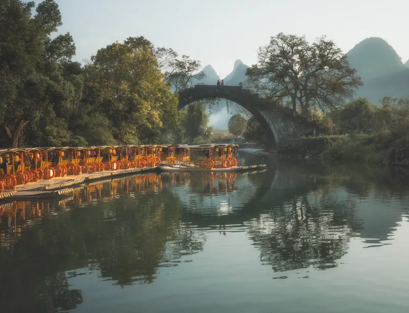 Morning at Dragon Bridge
