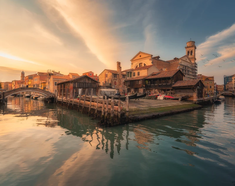 Golden Hour at the Squero