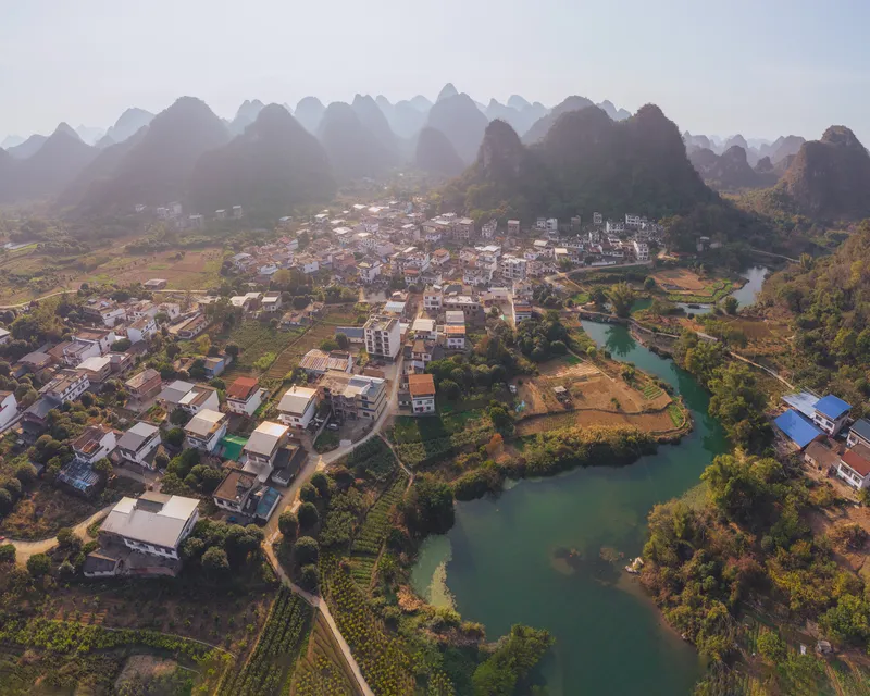 Village Among Karsts