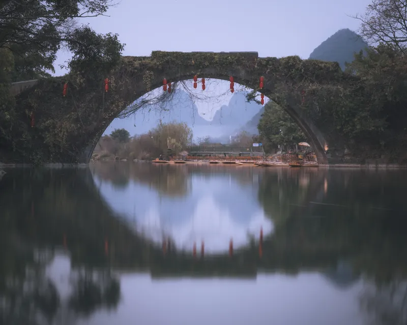 Mist at Fuli Bridge