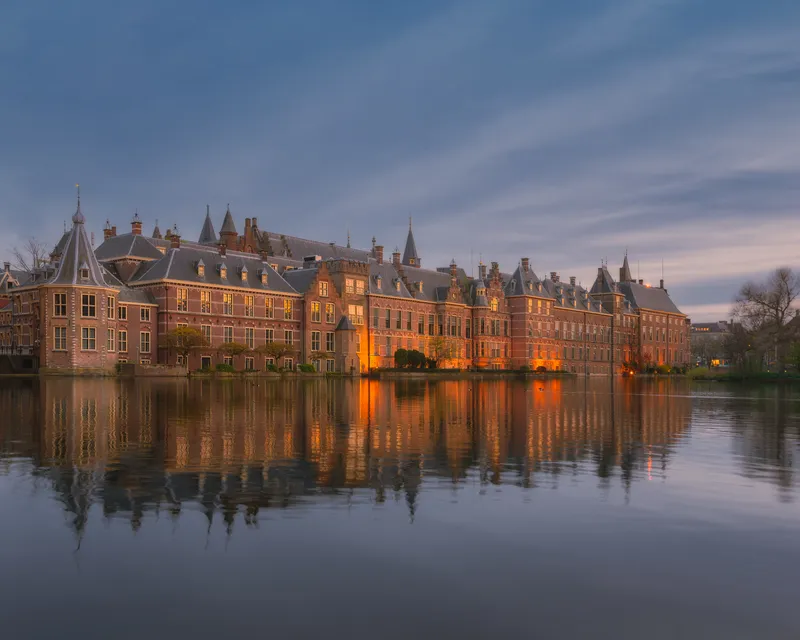 Binnenhof at Twilight