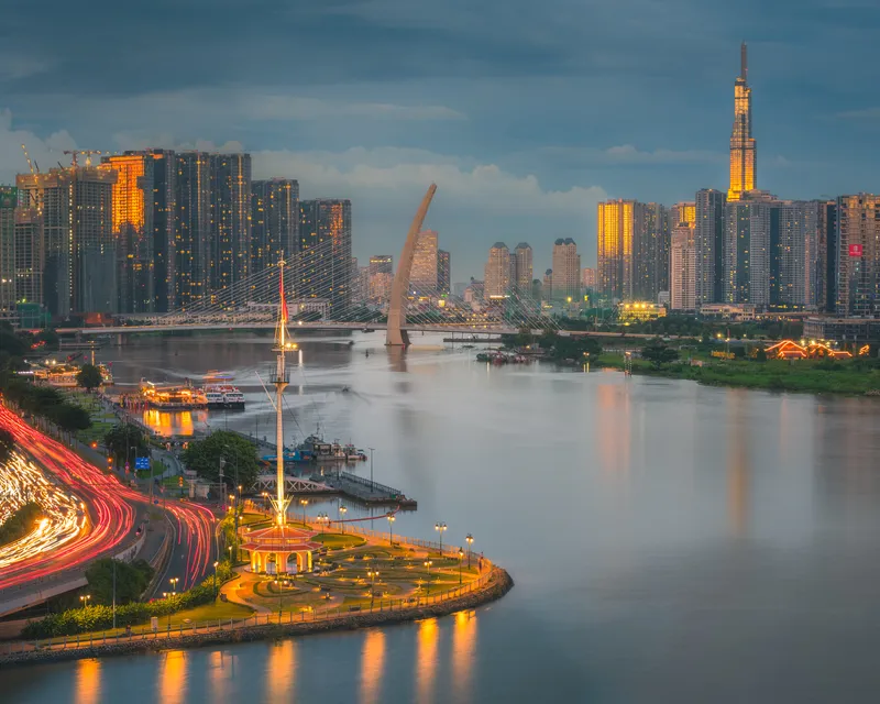 Saigon River Twilight
