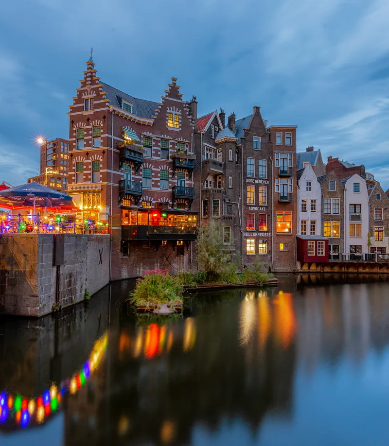 Historic Delfshaven Twilight