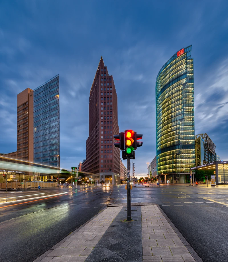 Potsdamer Platz at Blue Hour